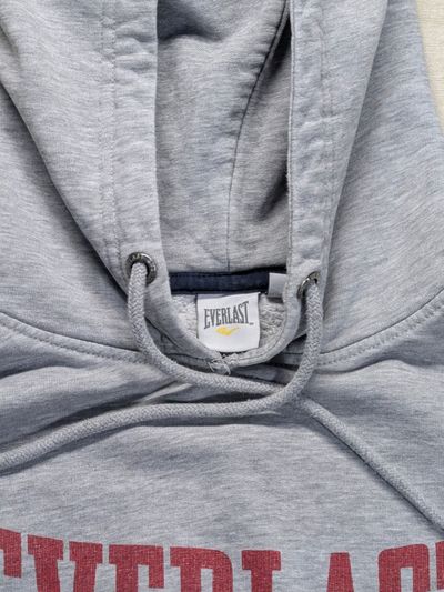 Everlast Grey Hoodie Big Logo Streetwear 3